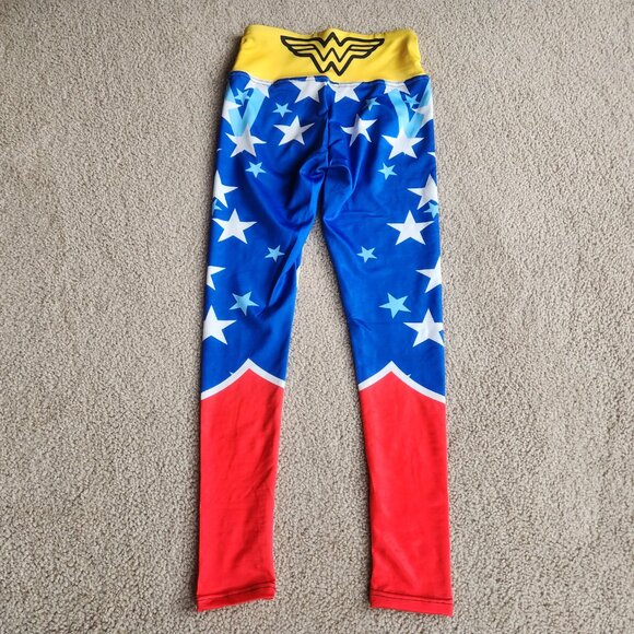 NEW Wonder Woman Leggings Superhero Comic XS-SM - Picture 5 of 5